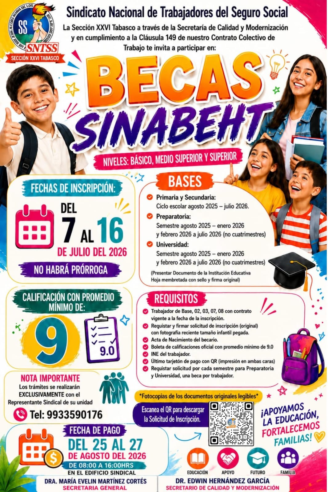 BECA SINABEHT 2026