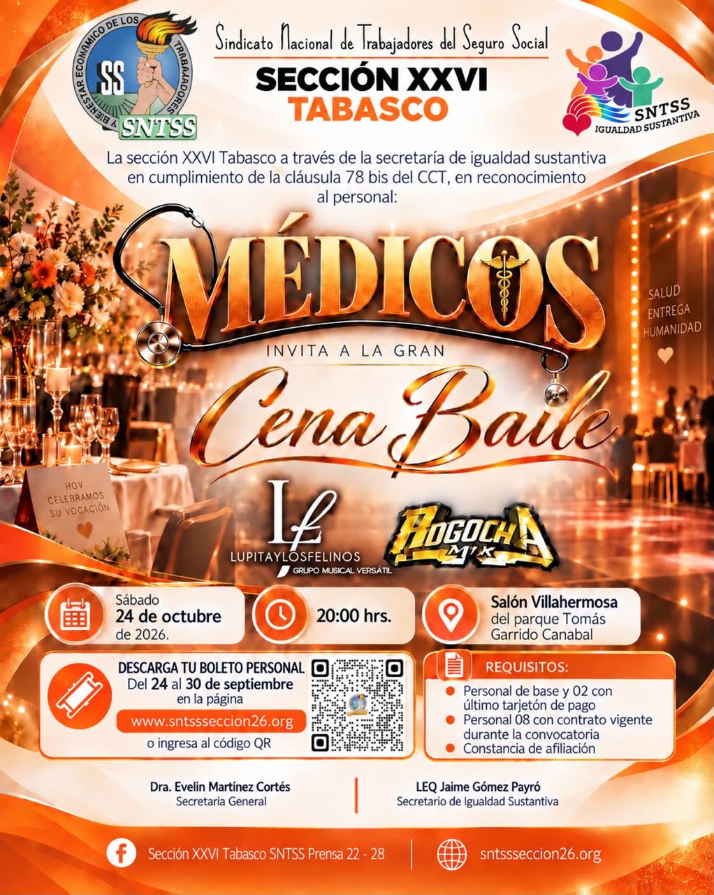 Cena-Baile al Personal Médico 2026