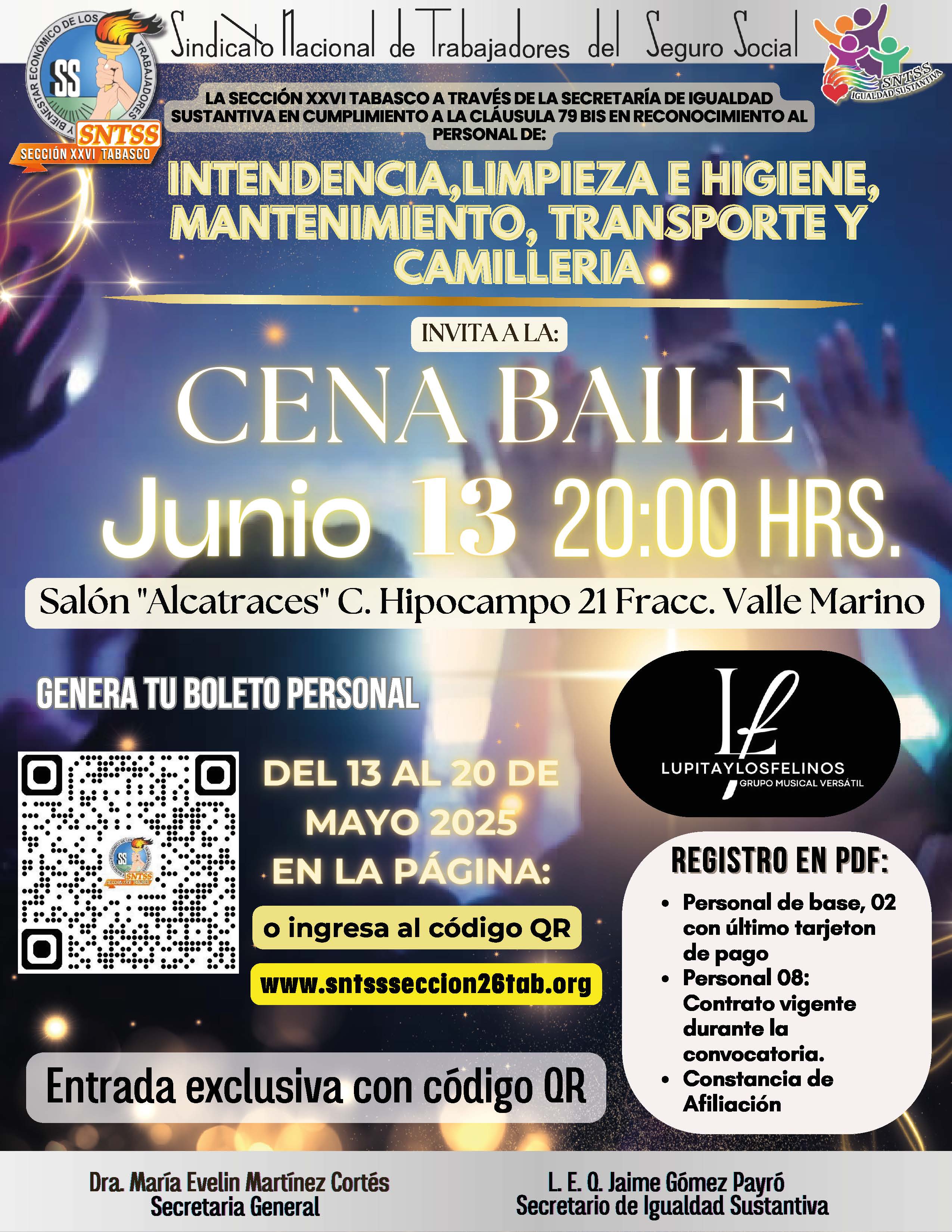 Cena-Baile Personal Limpieza e Higiene 2025