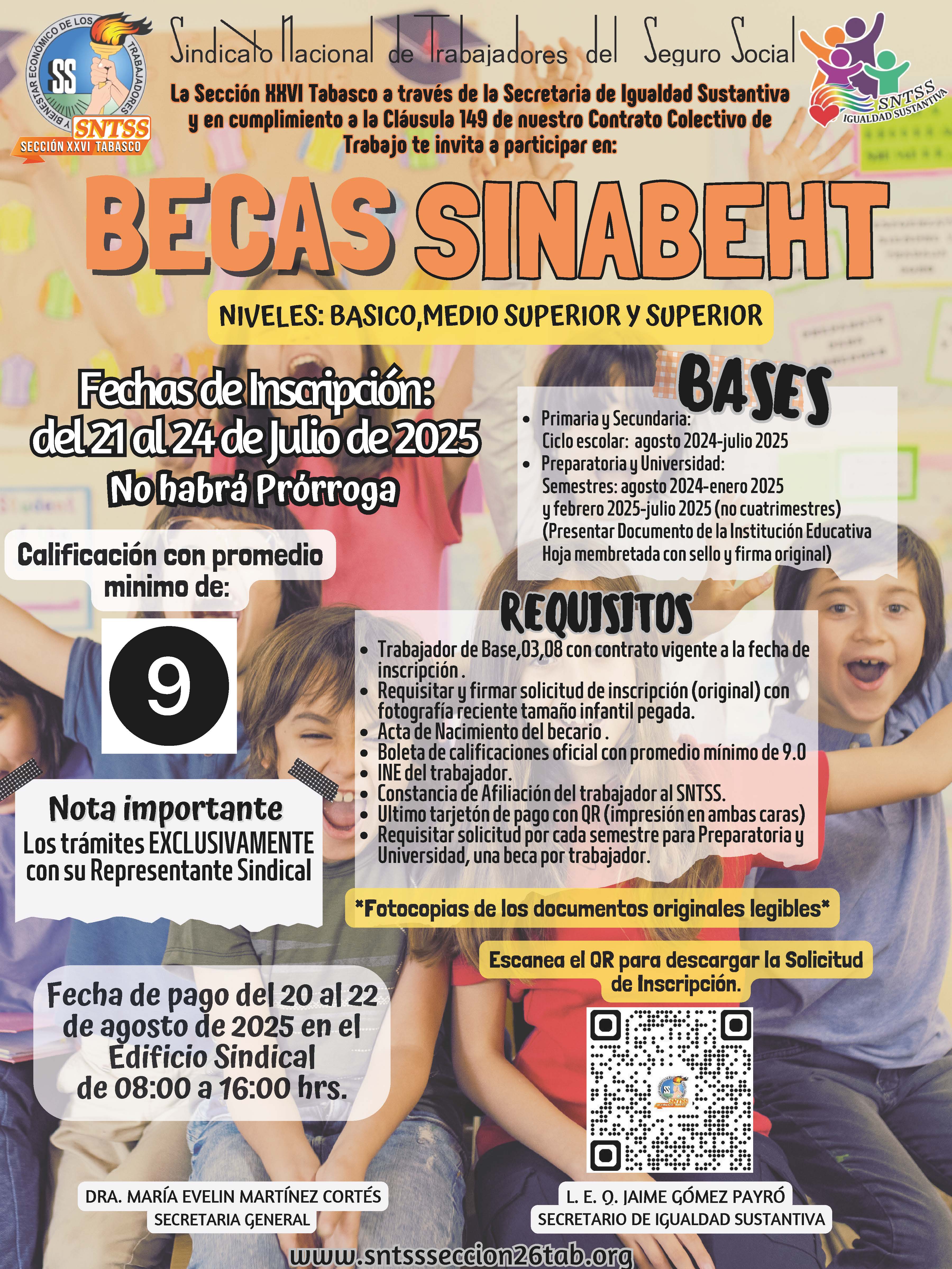 BECA SINABEHT 2025